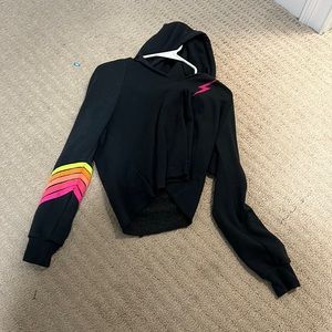 Small AV crop hoodie